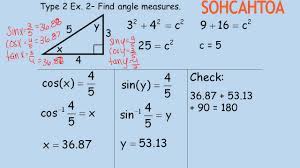 S i n (a) = o h, c o s (a) = a h, or t a n (a) = o a. 37 X 3 Y Find X And Y Using Trig Ratios How Do We Use Trig Ratios To Solve For Missing Sides And Angles In Right Triangles Agenda Warmup Go Over Ppt Download
