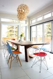 Transparent Eames Eiffel Chair With Cushions Nee From Edmonton Contemporary Dining Room Eiffel Dining Chair Dining Chairs Contemporary Dining Room Design