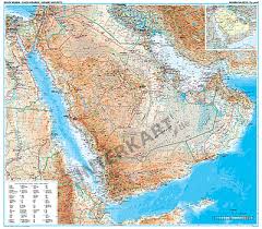 Click on above map to view higher resolution image. Saudi Arabia Wall Map 100 X 88cm