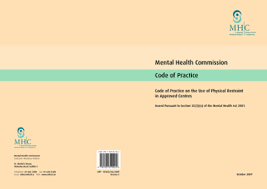 Medical officer means a medical practitioner, other than the person in charge of a hospital, employed in a service. Code Of Practice On The Use Of Physical Restraint In Approved Centres Issued Pursuant To Section 33 3 E Of The Mental Health Act 2001