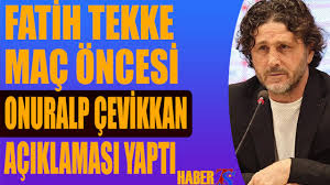 Fatih Tekke: Kupa Ve Lig Bizim İçin Çok Önemli