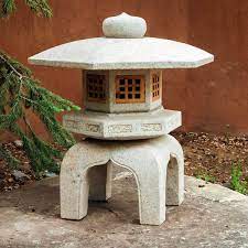 Antique Yukimi Lantern Japanese Stone Lanterns Stone Forest Japanese Stone Lanterns Japanese Garden Lanterns Japanese Lanterns