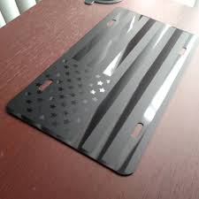 Black And Silver American Flag License Plate American Flag License Plate Flag Front License Plate Etsy Personalized Front License Plates Cool License Plates Custom License Plate