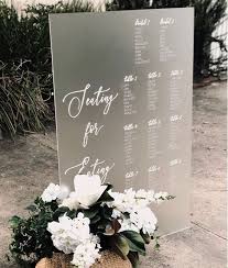 Acrylic Wedding Invitations Online Clarity Co In 2020 Seating Chart Wedding Hunter Valley Wedding Wedding Signs