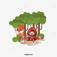 Almost files can be used for commercial. Cartoon Little Red Riding Hood Cartoon Clipart Fox Forest Png Transparent Clipart Image And Psd File For Free Download