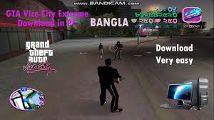The person has come from prison and has been planning to set up a criminal empire. How To Download Gta Vice City Extreme Bangla Version Pc Youtube