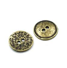 Margaret Button- Antique Brass