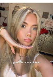 Natural Blonde with Bleach