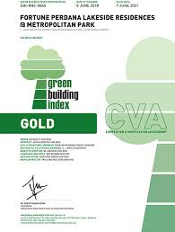 Coming with a modern facade while being placed in a matured district, units here will face the kepong metropolitan lake. Fortune Perdana Lakeside Residences Metropolitan Park Green Building Index