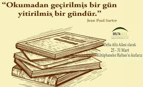 Türkiye'de 1964 yılından beri mart ayının son pazartesi günü ile başlayan hafta kütüphanecilik haftası ya da diğer adıyla kütüphaneler haftası kutlanır. Delta Alfa Dan Kutuphane Haftasi Duyarliligi Duzce Tv