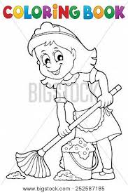 After touching garbage, wash your hands. Coloring Book Vector Photo Free Trial Bigstock