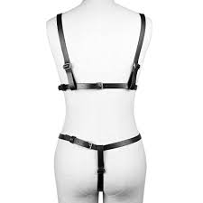 Lady Porn Sex Body Bondage Suspenders Erotic Belts Bra Leather Garters  Harness | eBay