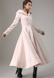 Pink Wool Coat Women Coat Maxi Coat Winter Coat Coat Etsy Fit And Flare Coat Coats For Women Long Winter Coats