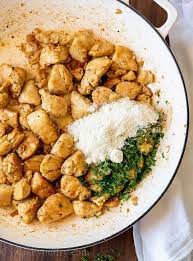 Easy Garlic Parmesan Chicken Bites Recipe In 2020 Creamy Garlic Chicken Recipes Chicken Bites Garlic Parmesan Chicken