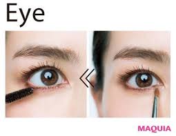 面長タイプさん 必見の小顔テク 下まぶた リップ強調メイクで頬の余白をカバー マキアオンライン maquia online 小顔 メイク ネイル ふっと 30代 メイク