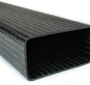 Braided Carbon Fiber Rectangular Tubing ~ 2 x 4 x 96