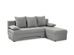 Ecksofa Mit Schlaffunktion Grau 190 X 148 Cm Petra