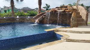 Endless pools has customizable models that let you recreate the pool experiences of your with endless pools original series models or endless pools fitness systems swim spas, you'll save space in your yard for gardening, seating. 75 Beautiful Modern Water Slide Pictures Ideas July 2021 Houzz