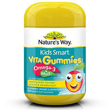 Inhalovanie, ktoré vám dodá vitamíny! Nature S Way Kids Smart Vita Gummies Omega 3 Multi 50 Pastilles Buy Online In Qatar At Qatar Desertcart Com Productid 7952601