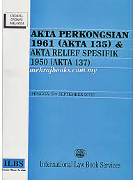 Disemak 1974 138 akta pendaftaran jurutera 1967. Akta Relief Spesifik 1950 Sal Kaa