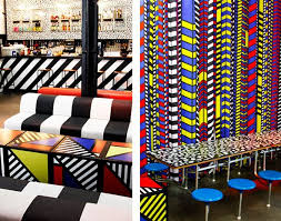 Interiors Memphis Style Walala 5 Interiors Memphis Group Style Memphis Design Bold Interior Design Exhibition Design