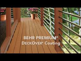 Behr Premium Deckover Product Information Video