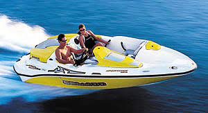 What is a jet ski boat? Sea Doo Sportster 4 Tec Performance Test Boats Com