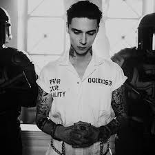 Black And White Music Video Male Singer 90s Still From Wake Up Music Video Andy Biersack Black Veil Brides Andy Andy Black