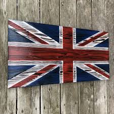 Burnt Wood British Flag Wooden Union Jack Flag Shou Sugi Etsy Union Jack Decor Wood Flag Union Jack