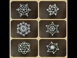 Small Simple Easy Rangoli Designs Kolam Designs With 5 X 3 Dots 5 Dots Easy Rangoli Quick Ra Simple Rangoli Easy Rangoli Designs Easy Rangoli Designs Diwali