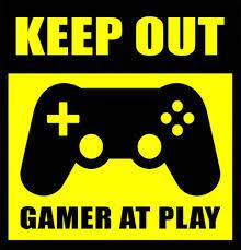 Keep Out Gamers At Play Poster Color Me Happy Allposters Com Gamer Room Gamer Quotes Game Room Kids