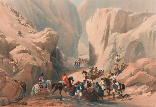 The Opening into the Narrow Pass above the Siri Bolan', 1839 | Online Collection | National Army Museum, London