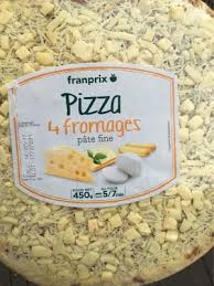 Pizza 4 Fromages Pate Fine Franprix Points Ww