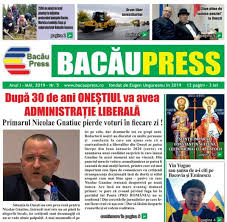Căutați In Chioșcuri și Magazine Ziarul De Investigații Bacău Press Pentru Abonamente Sunați La 0722 410 597 Bacau Pressing