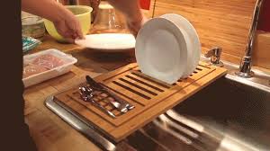 The best silicone dish drying mat. Cut Dry Uijun Park