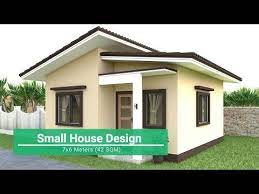 Small House Design 7x6 Meters Youtube Small House Design Exterior Small House Design Village House Design