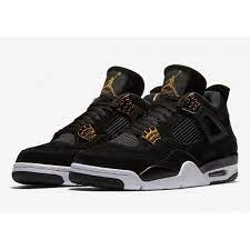 Air jordan 4 red thunder featuring a black, white, and red color combination. Nike Air Jordan 4 Royalty Black Metallic Gold White Kostenloser Versand Spartoo De Schuhe Sneaker High 190 00