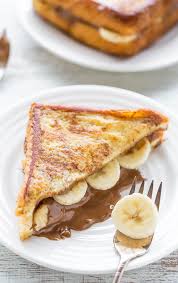 Chocolate Peanut Butter Banana Stuffed French Toast Averie Cooks Recipe French Toast Recipe Toast Recipes Recipes