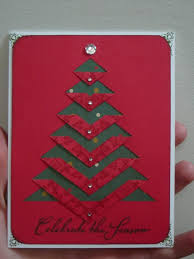 Always been put off by the time and effort that goes into making your own christmas cards? Folded Paper Christmas Card Christmas Cards Handmade Simple Christmas Greetings Christmas Cards To Make
