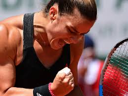 Started playing tennis because her older sister was playing and wanted to beat her. Maria Sakkari Stuns French Open Defending Champion Iga Swiatek French Open 2021 The Guardian