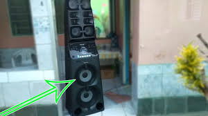 Sony Muteki Mhc V90dw Tocando Com Muito Grave Youtube