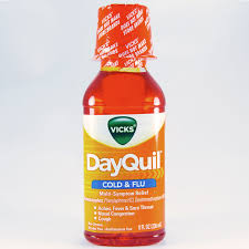 Dayquil Cold Flu Liquid Dosage Rx Info Uses Side Effects