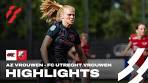 AZ Vrouwen tegen FC Utrecht Vrouwen eindigt ONBESLIST ... - YouTube