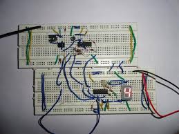 Random Number Generator Using 7 Segment Display Segmentation Number Generator Electronics Circuit