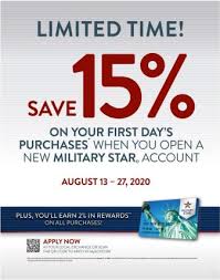 The military star rewards mastercard offers all of the same benefits as the traditional military star card; New Cardholders Can Save 15 With First Day Military Star Purchases Aug 13 27 The Exchange Newsroom
