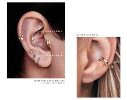 You can choose a stud with a flat disc back or ball backing, whichever style you prefer. Inner Conch Piercing Tips To Know Daily Hawker