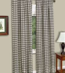 Black And White Checkered Sheer Curtains Buffalo Check Window Curtain Panel In 2020 Curtains Panel Curtains Buffalo Check Curtains