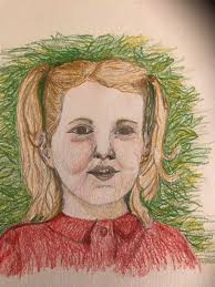 Title: Meine größte und schönste Freundin Ines Medium: Charcoal Size: 60cm  x 45cm Model: Ines Werner Artist: Stephen Timothy Alder Year: 2021 The  reference photo for this art piece was given to