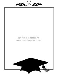 15 Free Graduation Borders With 5 New Designs Home Printables Free Printable Graduation Invitations Graduation Border Graduation Invitations