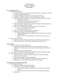 Ap Gov Chapter 3 Outline